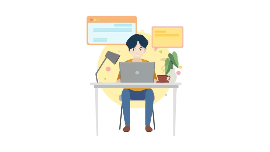 online bank exam coaching vector image